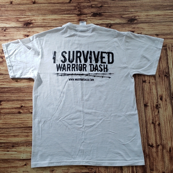 Jerzees I survived Warrior Dash t-shirt Size Med - Picture 2 of 8